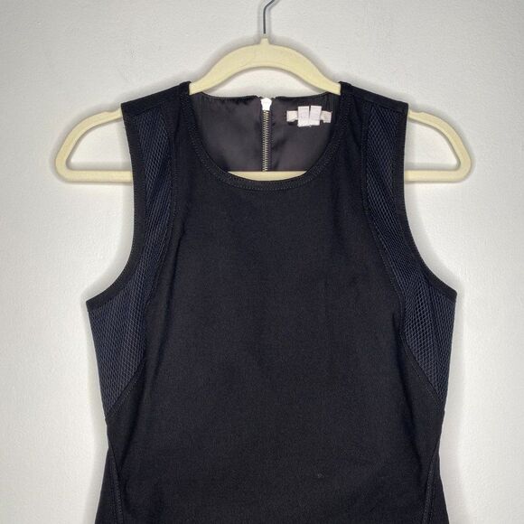 HELMUT LANG Black Midi Cutout Dress | Size: 6 - Picture 2 of 5